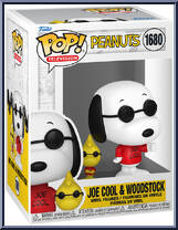 Joe Cool & Woodstock from Peanuts - Pop! Vinyl Figures manufactured by Funko [Front]