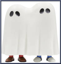 Linus & Lucy Ghost from Peanuts - Wave 4 manufactured by Super7 [Loose]