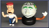 Globey & Randy from Pee-Wee's Playhouse - Mini Characters manufactured by Matchbox [Loose]