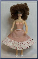 Miss Yvonne from Pee-Wee's Playhouse - Basic Series manufactured by Matchbox [Loose]