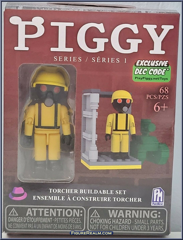 PIGGY - Torcher Figure Buildable Set - Torcher Building Brick Set Series 1  - Includes DLC