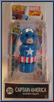 Captain America from Pin Mates - Basic Series manufactured by Bif Bang Pow! [Front]