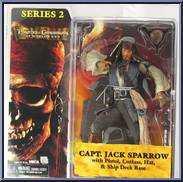 Capt. Jack Sparrow from Pirates of the Caribbean - At World's End - Series 2 manufactured by Neca [Front]