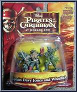 Captain Davy Jones and Wheelback from Pirates of the Caribbean - At World's End - Mini Figures: Pirate Captains and Crews manufactured by Zizzle [Front]