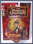 Jack Sparrow (Davy Jones Locker) (Shirtless) from Pirates of the Caribbean - At World's End - Series 3 manufactured by Zizzle [Front]