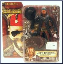 Captain Barbossa from Pirates of the Caribbean - Curse of the Black Pearl - Series 3 manufactured by Neca [Front]