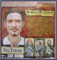 Will Turner from Pirates of the Caribbean - Curse of the Black Pearl - Series 1 manufactured by Neca [Back]
