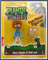 Disco Zombie & Wall-nut Action Figure