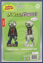 Exploding Zombie from Plants vs Zombies - Basic Series manufactured by Jazwares [Back]