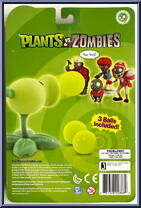 Peashooter Popper from Plants vs Zombies - Basic Series manufactured by Jazwares [Back]