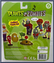 Tomb Raiser Zombie & Bloomerang from Plants vs Zombies - GW2 manufactured by Jazwares [Back]