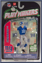 Eli Manning from Playmakers - NFL - Series 3 manufactured by McFarlane [Front]