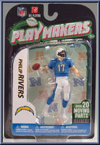Philip Rivers from Playmakers - NFL - Series 3 manufactured by McFarlane [Front]