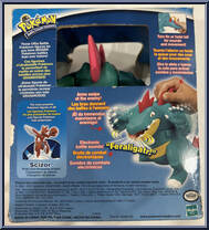 Feraligatr from Pokemon - Johto League Champion - Ultra Battle manufactured by Hasbro [Back]