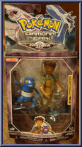 Brock and Croagunk from Pokemon - Diamond and Pearl - Trainer Packs manufactured by Jakks Pacific [Front]