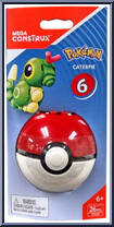 Caterpie from Pokemon - Poke Ball - Series 6 manufactured by Mega Brands [Front]