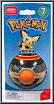 Pichu from Pokemon - Poke Ball - Series 7 manufactured by Mega Brands [Front]