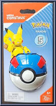 Pikachu from Pokemon - Poke Ball - Series 5 manufactured by Mega Brands [Front]