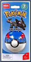 Salandit from Pokemon - Poke Ball - Series 7 manufactured by Mega Brands [Front]
