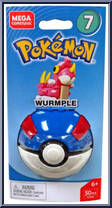 Wurmple from Pokemon - Poke Ball - Series 7 manufactured by Mega Brands [Front]