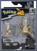 Cubone / Marowak from Pokemon Select - Evolution Multi-Pack manufactured by Jazwares [Front]