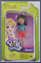 Shani (Blue Shirt / Red Shorts) from Polly Pocket - Basic Series manufactured by Mattel [Front]