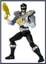 Dino Drive Black Ranger from Power Rangers Dino Charge - Dino Drive manufactured by Bandai [Loose]