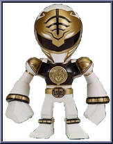 White Ranger (Mighty Morphin) (Tokyo Vinyl) from Power Rangers Dino Charge - Exclusives manufactured by Bandai [Loose]