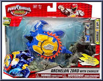 Archelon Zord with Charger from Power Rangers Dino Super Charge - Chargers manufactured by Bandai [Front]