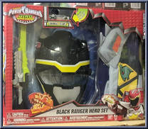 Black Ranger Hero Set from Power Rangers Dino Super Charge - Role Play manufactured by Bandai [Front]