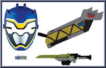 Blue Ranger Hero Set from Power Rangers Dino Super Charge - Role Play manufactured by Bandai [Loose]