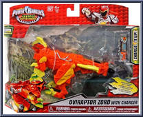 Oviraptor Zord with Charger from Power Rangers Dino Super Charge - Chargers manufactured by Bandai [Front]