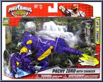 Pachy Zord (Purple) with Charger from Power Rangers Dino Super Charge - Chargers manufactured by Bandai [Front]