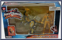 Yellow Raptor Rider from Power Rangers Dino Thunder - Vehicles manufactured by Bandai [Front]