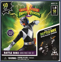 Mastodon Battle Bike with Black Ranger Action Figure