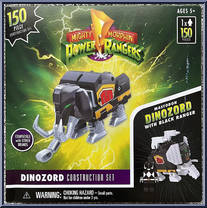 Mastodon Dinozord with Black Ranger Action Figure