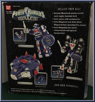 Astro Delta Megazord from Power Rangers in Space - Astro Zords manufactured by Bandai [Back]
