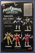 Black Astro Armor Ranger from Power Rangers in Space - Astro Armor manufactured by Bandai [Back]