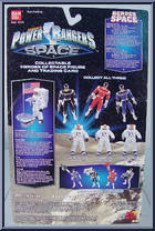 Lunar Module Pilot Charles Duke / Blue Power Ranger from Power Rangers in Space - Heroes of Space manufactured by Bandai [Back]