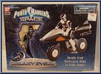 Deluxe Black Galaxy Cycle from Power Rangers in Space - Galaxy Cycles manufactured by Bandai [Front]