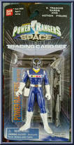 Blue Space Ranger from Power Rangers in Space - Trading Card Set manufactured by Bandai [Front]