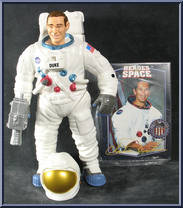 Lunar Module Pilot Charles Duke / Blue Power Ranger from Power Rangers in Space - Heroes of Space manufactured by Bandai [Loose]