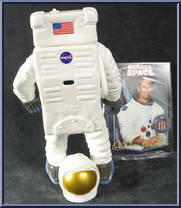 Lunar Module Pilot Charles Duke / Blue Power Ranger from Power Rangers in Space - Heroes of Space manufactured by Bandai [Loose]