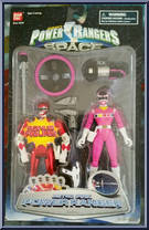 Astro Pink Power Ranger / Red Bonus Figure Action Figure