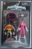 Astro Pink Power Ranger / White Bonus Figure Action Figure