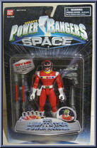 Red Lightstar Power Ranger from Power Rangers in Space - Lightstar Power Rangers manufactured by Bandai [Front]