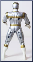 Silver Mega Launching Power Ranger from Power Rangers in Space - Mega Launching manufactured by Bandai [Loose]