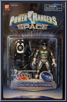 Silver Mega Launching Power Ranger from Power Rangers in Space - Mega Launching manufactured by Bandai [Front]