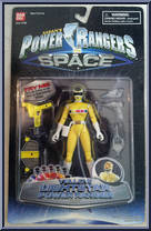 Yellow Lightstar Power Ranger from Power Rangers in Space - Lightstar Power Rangers manufactured by Bandai [Front]