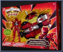 Red Quadra Striker Action Figure